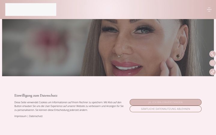 Captura de ecrã de beautywoman-berlin.de