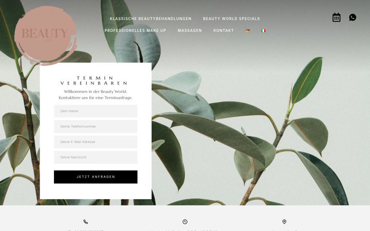 Screenshot of beautyworld.bz
