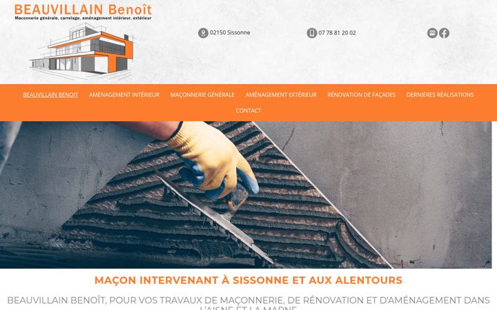 Screenshot of beauvillain-benoit.fr