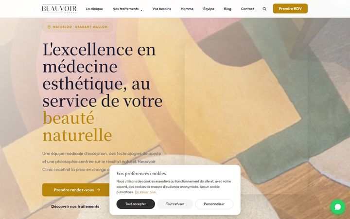 Screenshot of beauvoirclinic.com