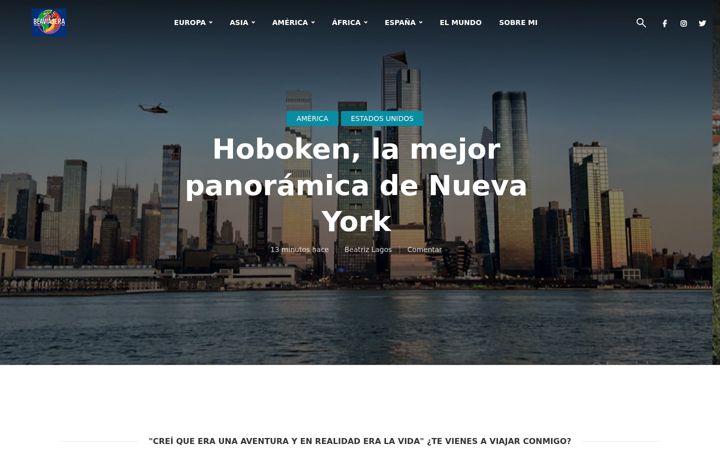 Screenshot of beaviajera.com