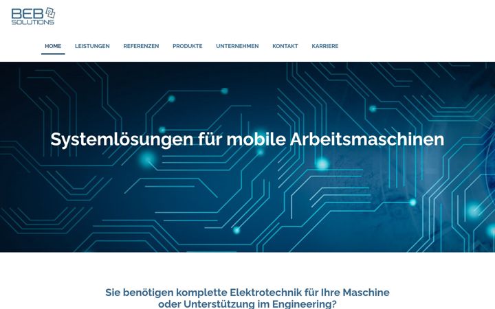 Screenshot of beb-solutions.de