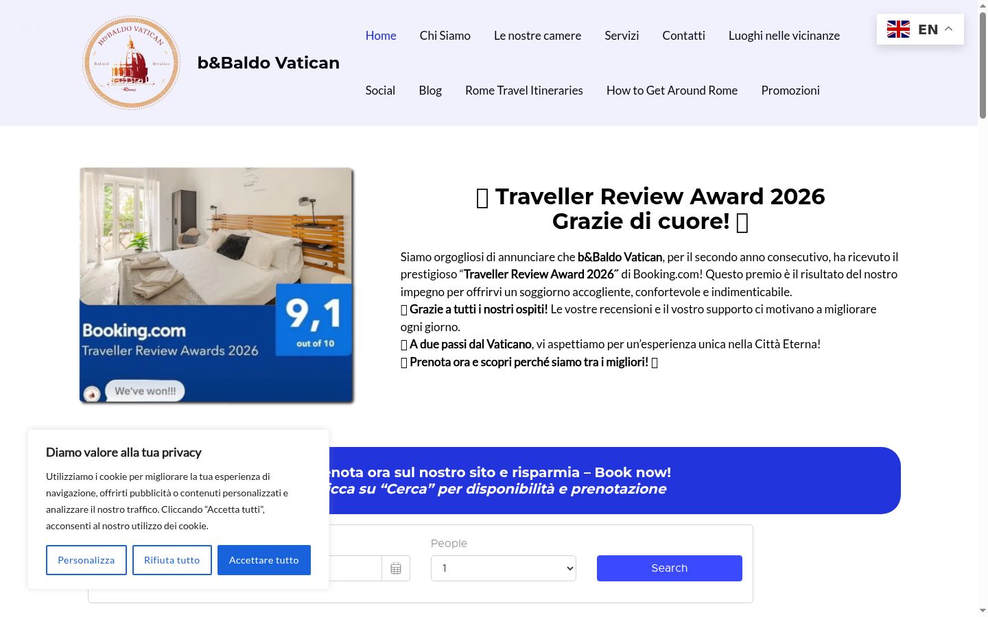 Screenshot tal-banner tal-kunsens muri qabel kwalunkwe interazzjoni