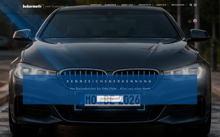 Screenshot of bebarmatic.de
