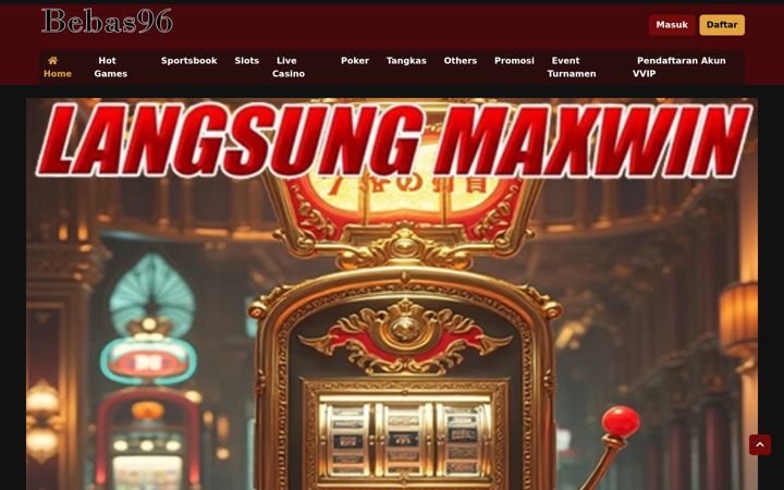 Screenshot of bebas96.com