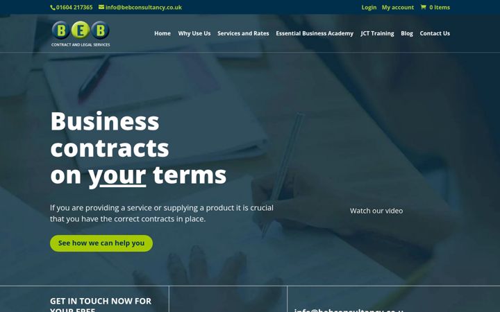 Screenshot of bebconsultancy.co.uk