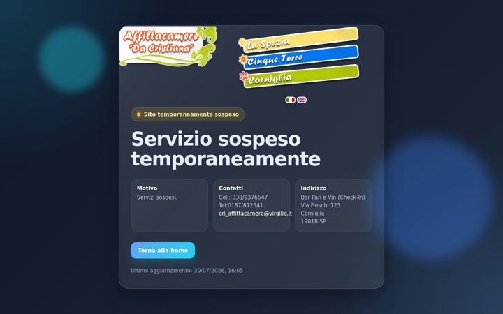 Screenshot of bebcorniglia.com