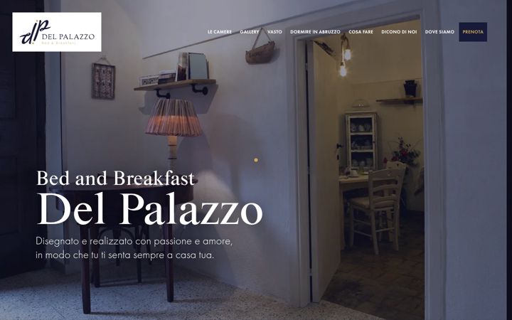 Snimka zaslona za bebdelpalazzo.it