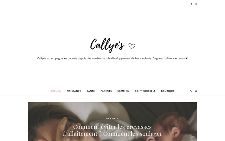 Screenshot von bebe-calin.fr