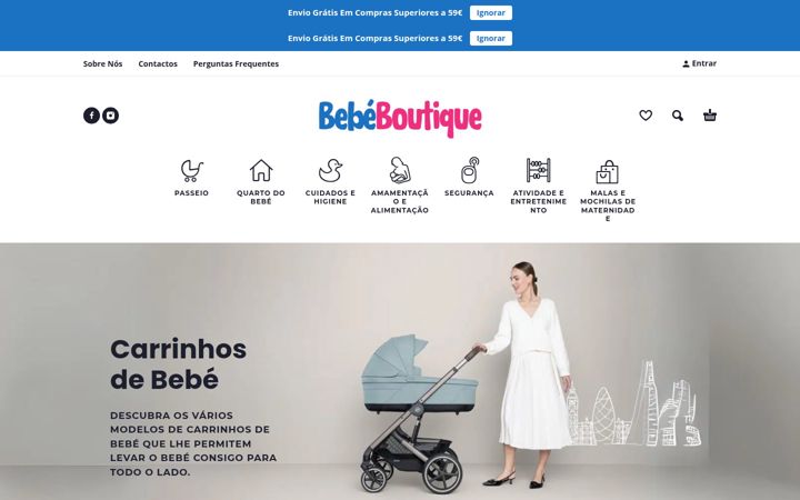 Screenshot of bebeboutique.pt
