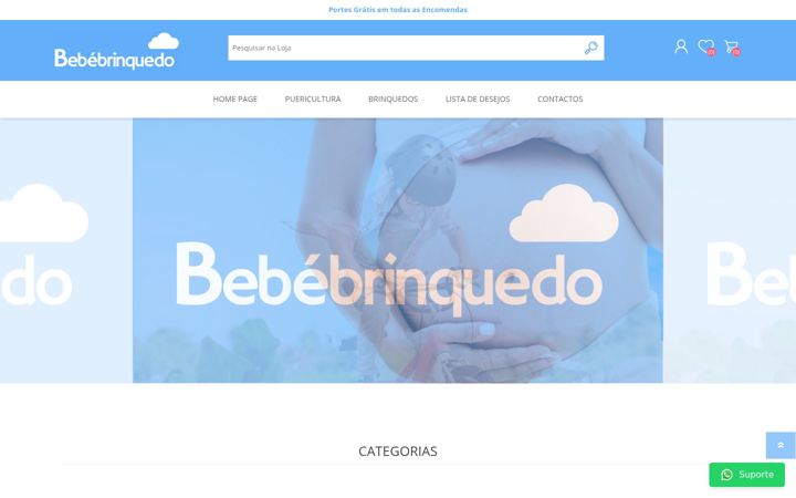 Screenshot of bebebrinquedo.pt