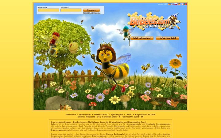 Screenshot of bebees.com