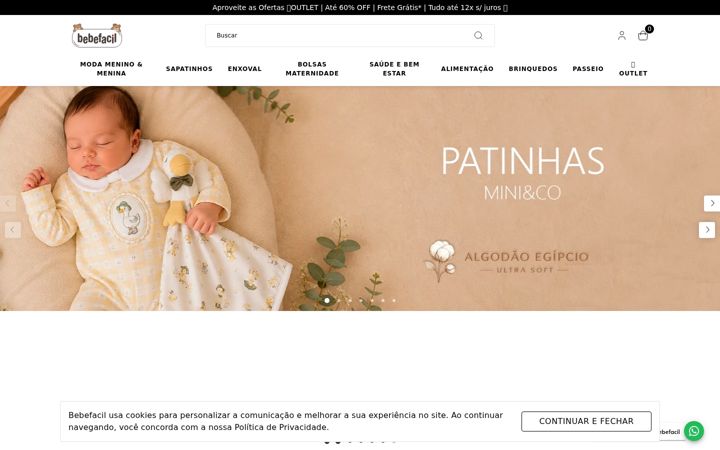 Screenshot of bebefacil.com.br