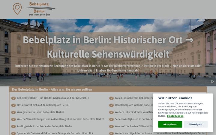 Screenshot of bebelplatz-berlin.de