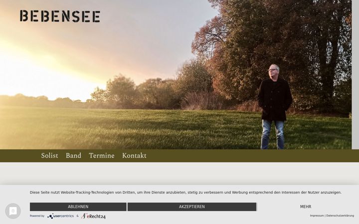 Screenshot of bebensee-musik.de