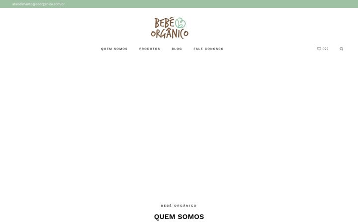 Screenshot of bebeorganico.com.br