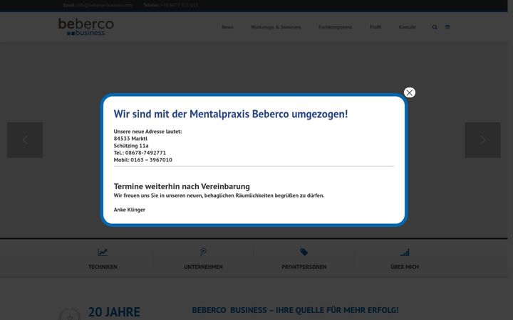 Screenshot of beberco-business.com