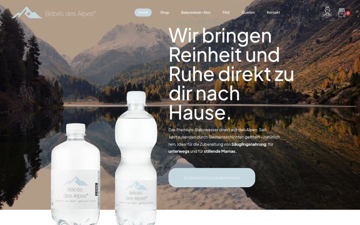 Screenshot of bebes-des-alpes.ch