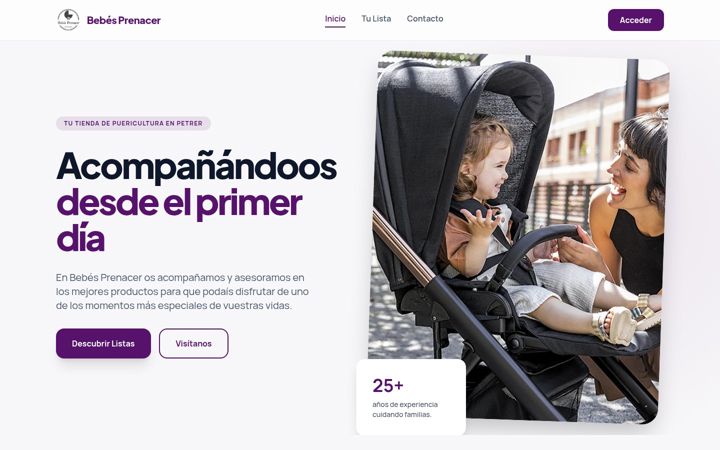 Screenshot of bebesprenacer.com