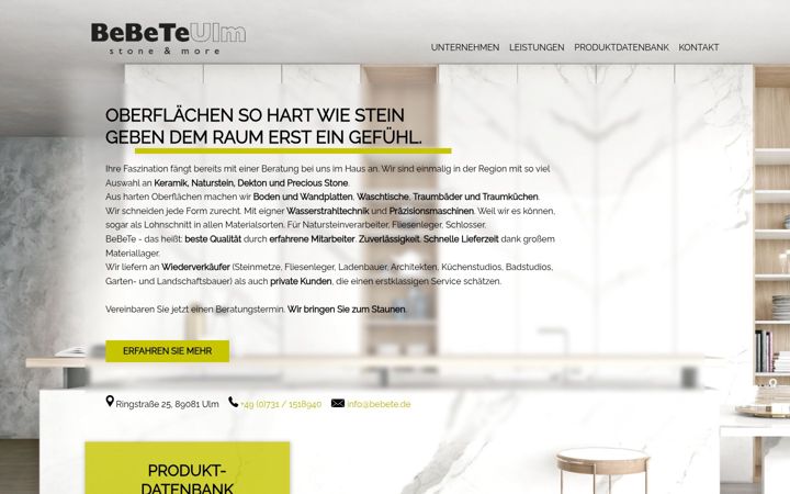 Screenshot of bebete.de