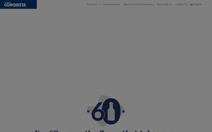 Screenshot of bebidasconquista.com.br