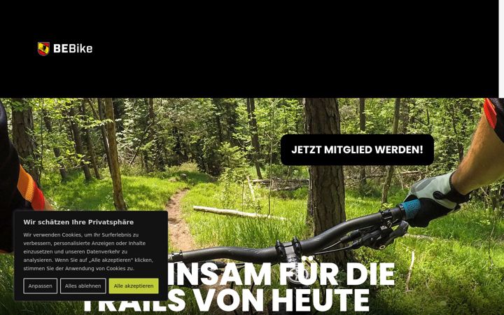 Screenshot of bebike.ch
