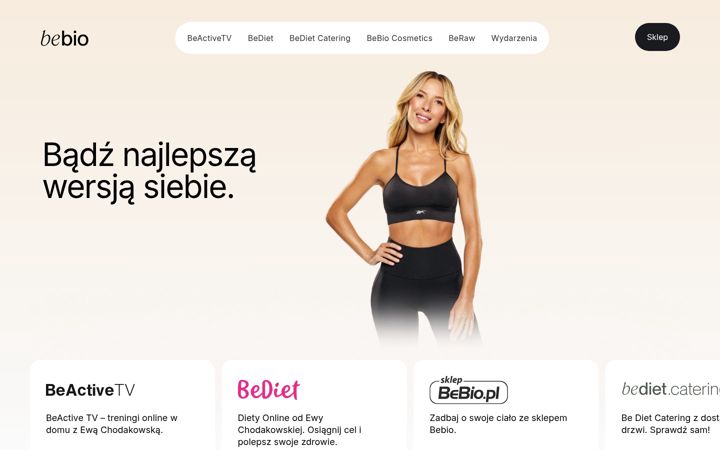 Screenshot of bebio.pl