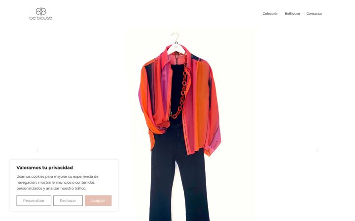 Screenshot of beblouse.es
