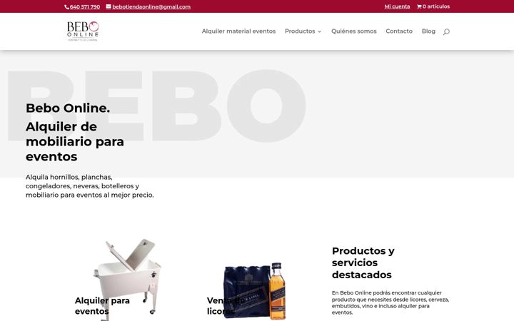 Zrzut ekranu bebo-online.es