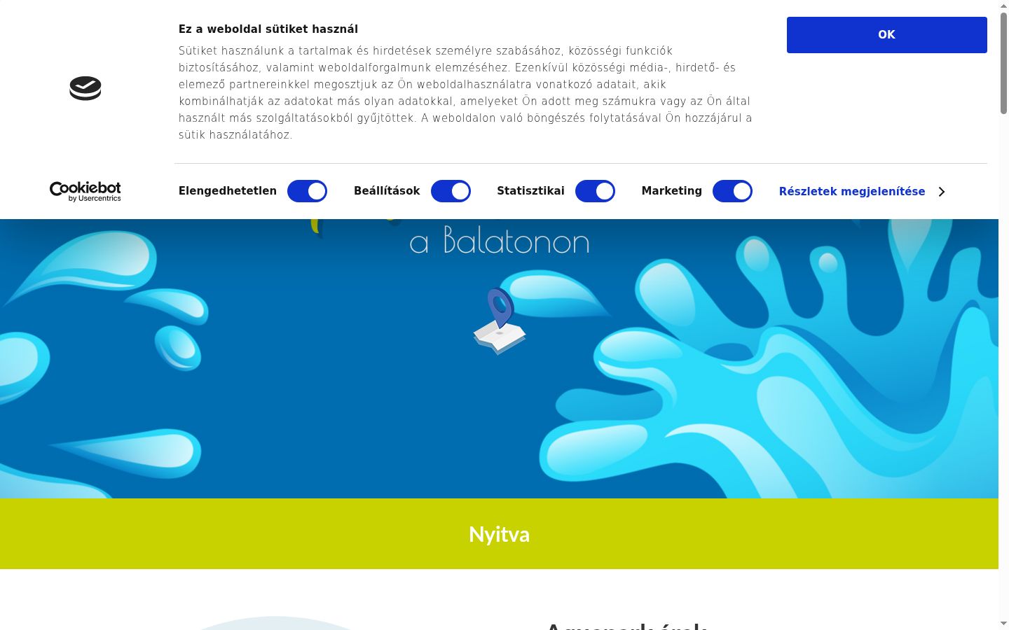 Snímka obrazovky banera súhlasu zobrazeného pred akoukoľvek interakciou