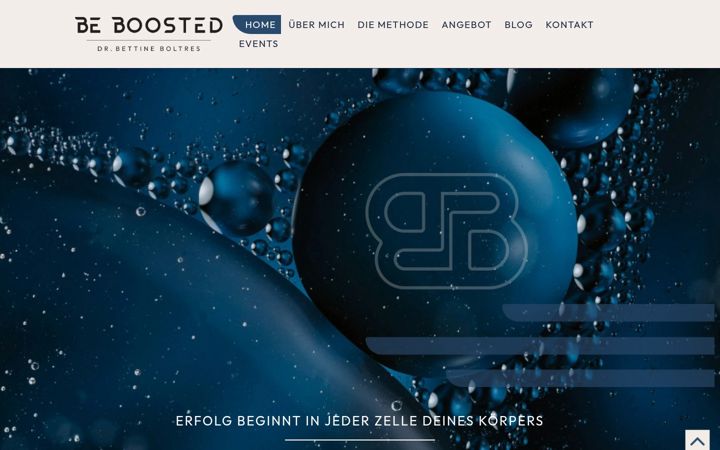 Screenshot von beboosted.de
