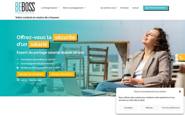 Screenshot of beboss-portage.com