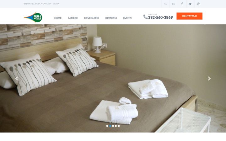 Screenshot of bebperlasiculacatania.com