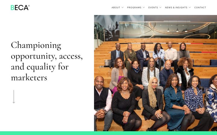 Screenshot of beca-alliance.com