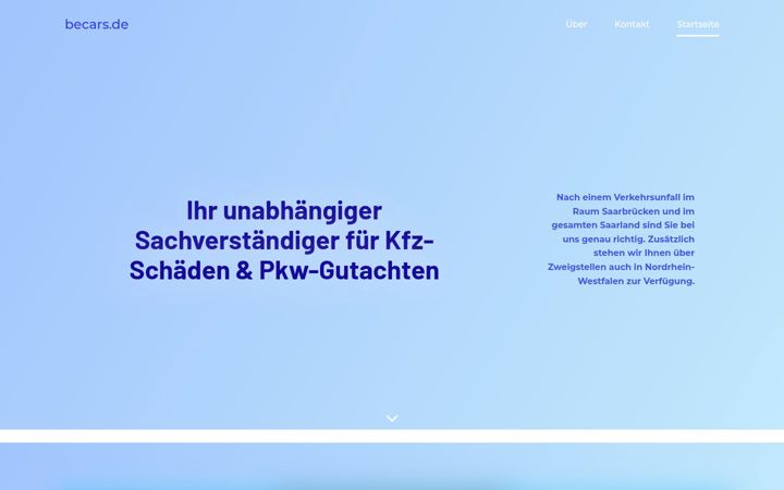 Screenshot of becars.de