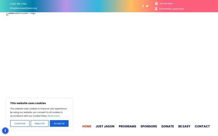 Screenshot of becauseofjason.org
