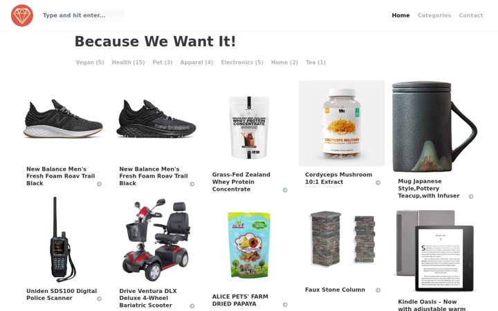 Screenshot of becausewewantit.org