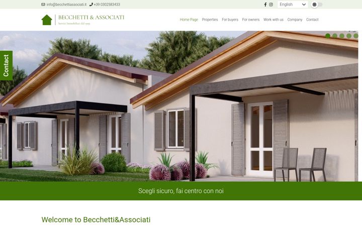 Screenshot of becchettiassociati.it