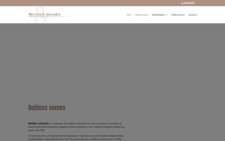 Screenshot of becerrayasociados.org