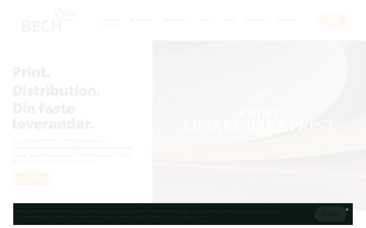 Screenshot of bech-as.dk
