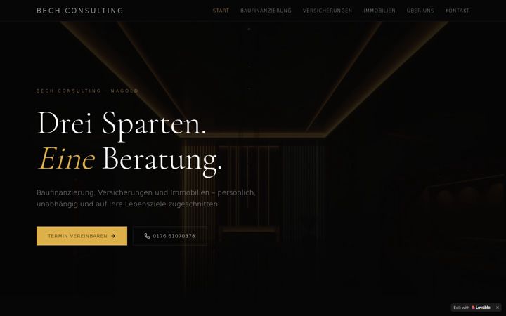 Screenshot of bech-consulting.de