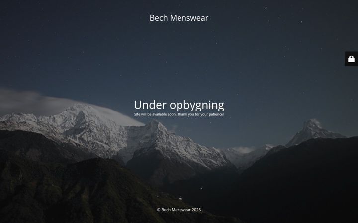 Screenshot of bech-fashion.dk