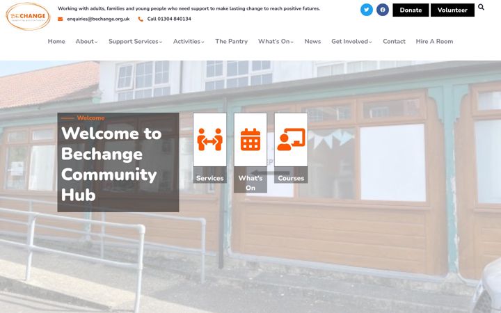 Ekrano kopija bechange.org.uk