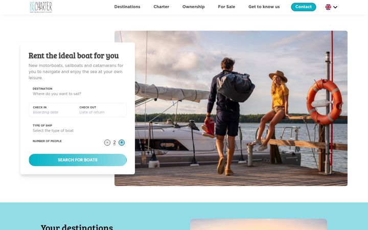 Screenshot of becharter.com