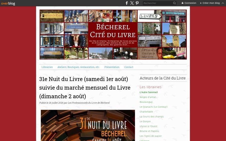 Screenshot of becherel-autour-du-livre.com