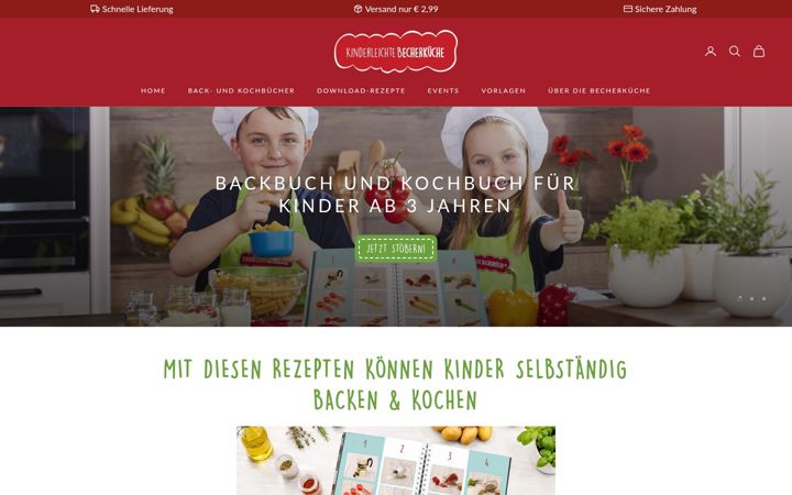 Screenshot of becherkueche.de
