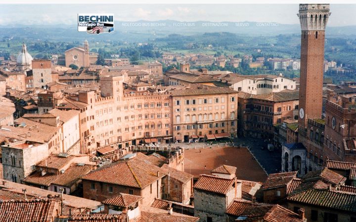 Screenshot of bechininoleggiobus.com