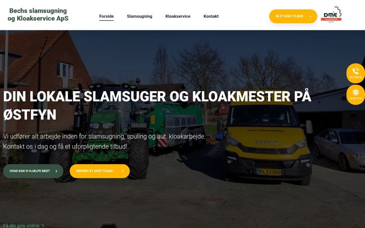 Screenshot of bechs-slamsugning.dk