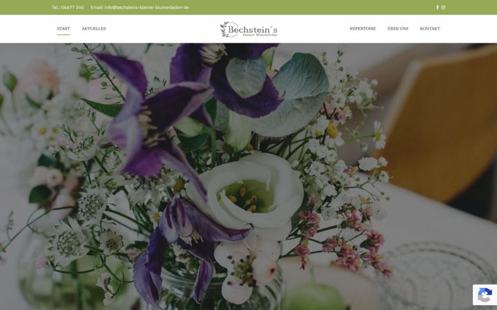 Screenshot του bechsteins-kleiner-blumenladen.de