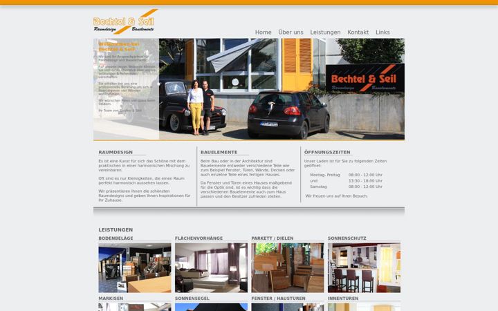 Screenshot of bechtel-seil.de